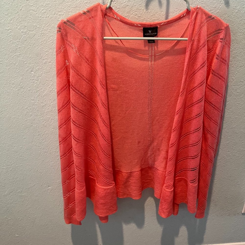 Coral light-weight sweater